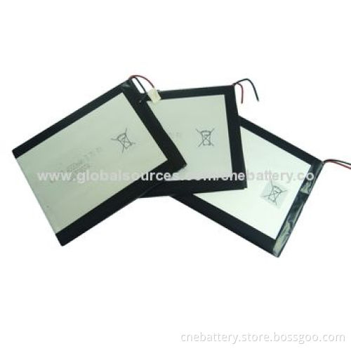 New Design 3.7V Lithium Battery for Power Banks, Tablet PCs with 2,000mAh High-capacity